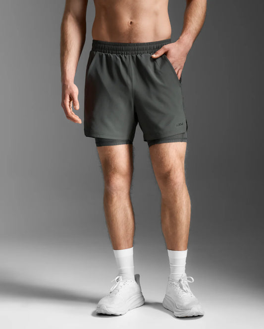 شورت ركض عالي الأداء 2XU - 2In1